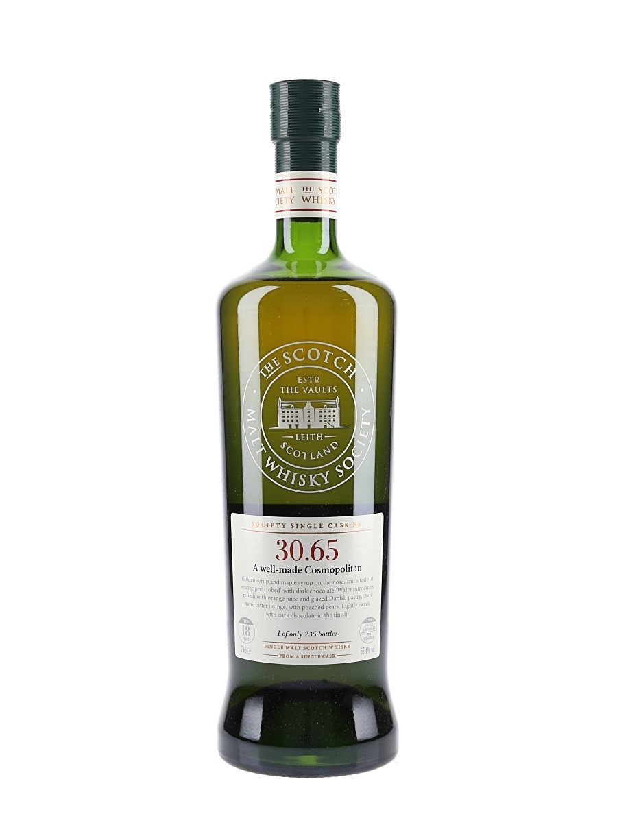 Glenrothes 18 Year Old SMWS 30.65 A Well-Made Cosmopolitan 70cl / 55.4%