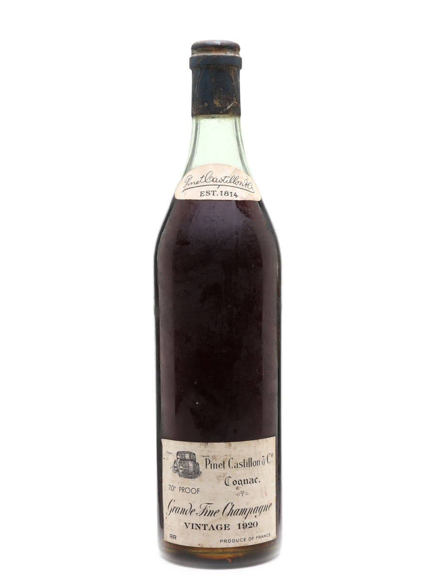 Pinet Castillon 1920 Bottled 1940s 70cl / 40%