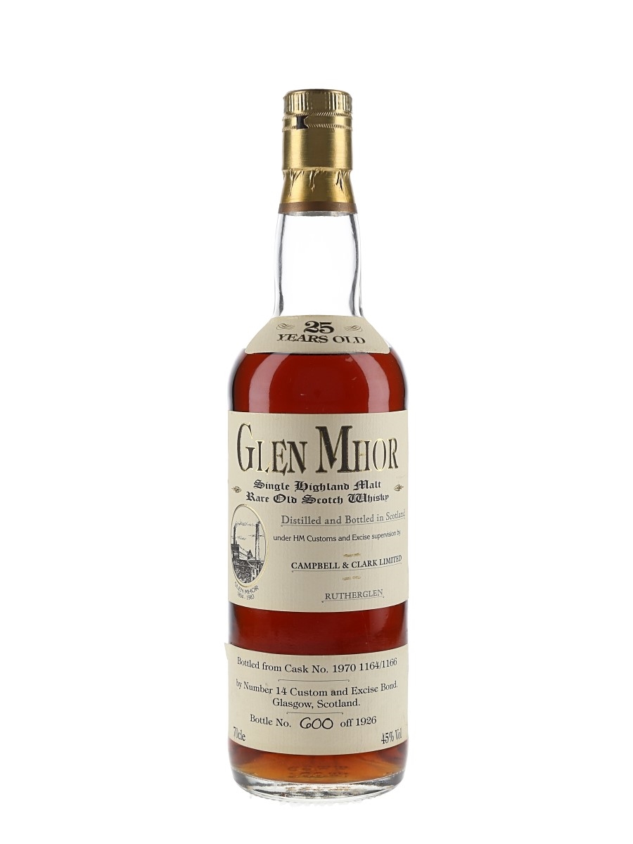 Glen Mhor 25 Year Old - Lot 186843 - Buy/Sell Highland Whisky Online