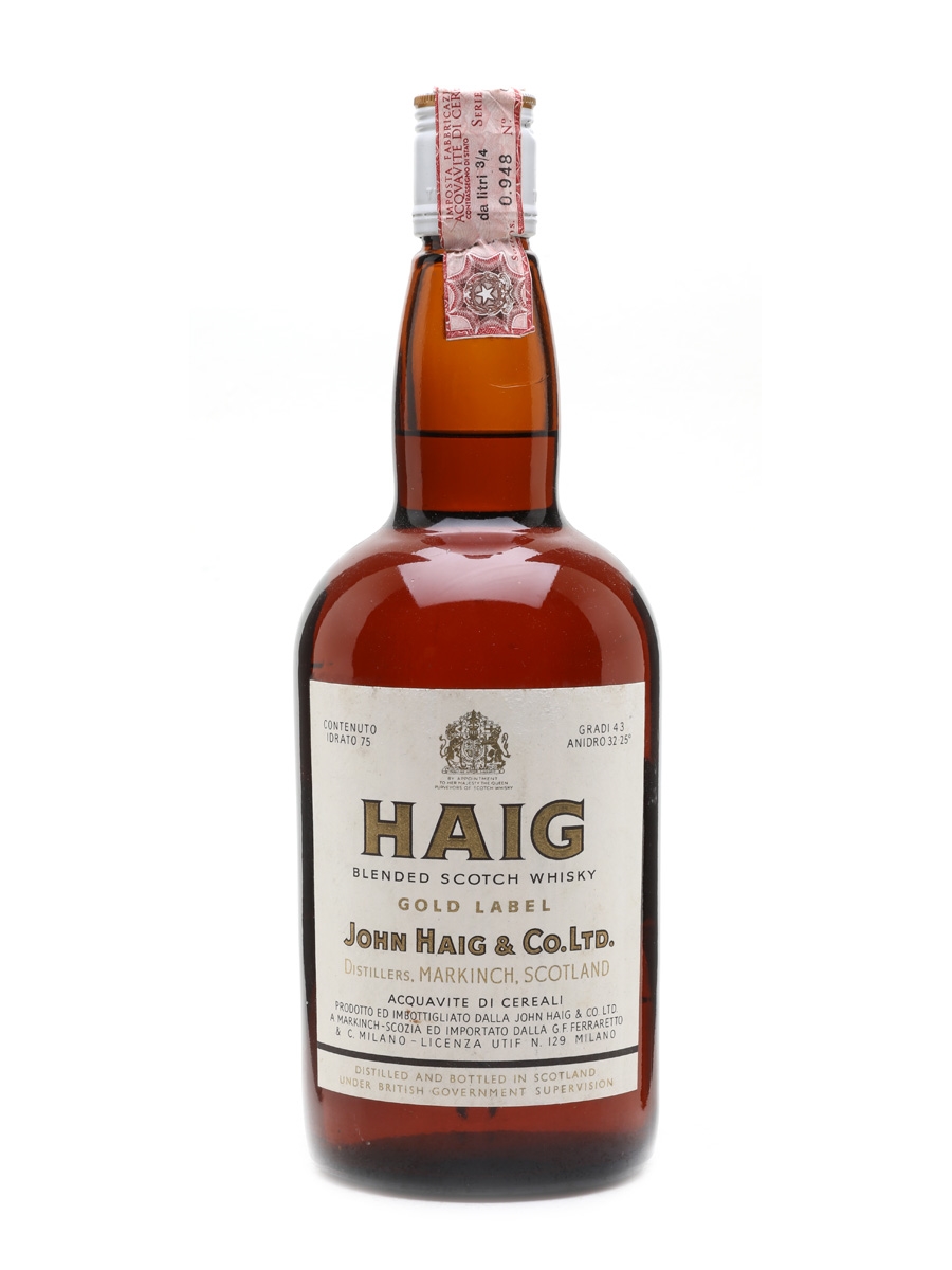 Haig Gold Label Bottled 1960s 75cl / 43%