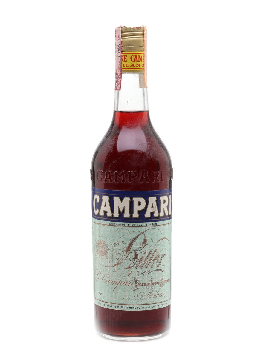 Campari Bitter Bottled 1960s - 1970s 75cl / 25%