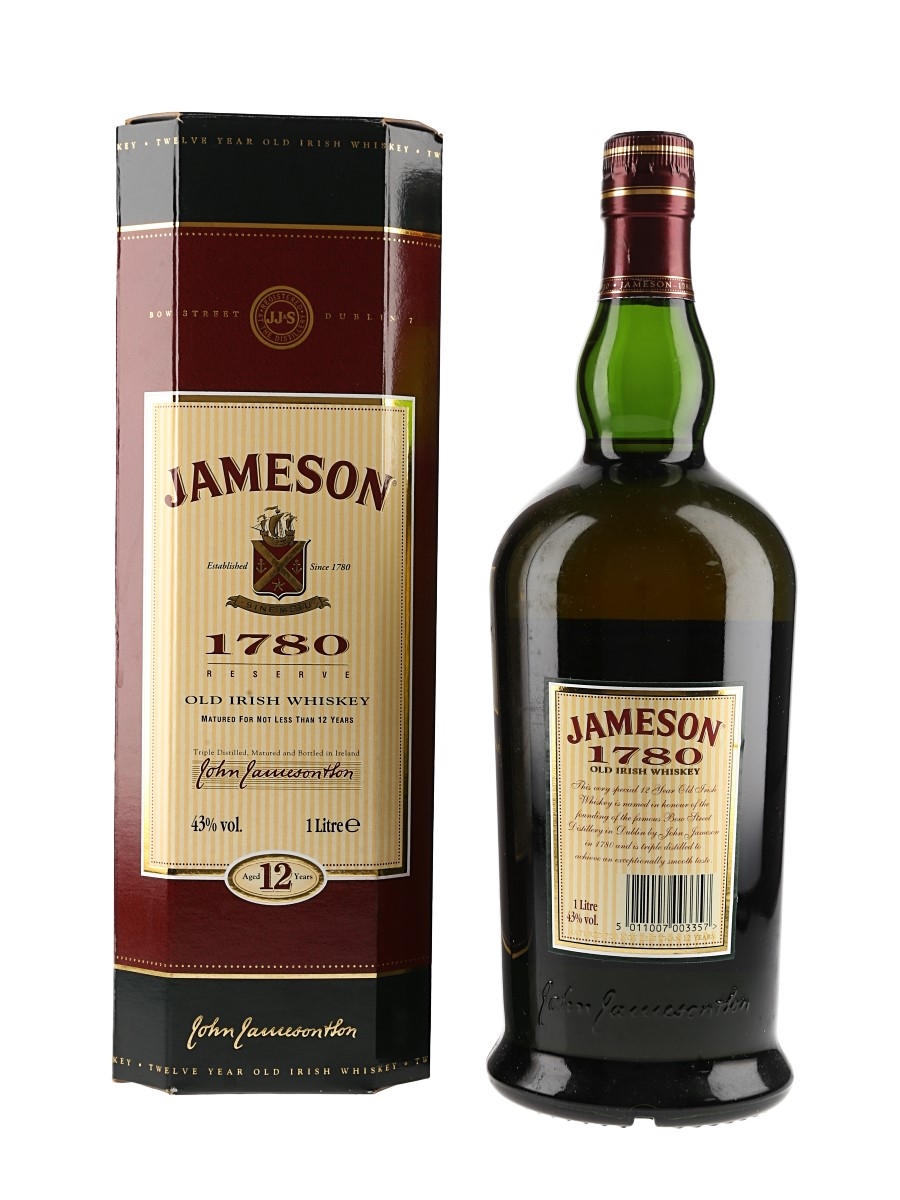 ウイスキー JAMESON 1780 OLD IRISH WHISKY John Jameson 1780 Special Reserve 12YO Irish Whiskey - 1980s (43