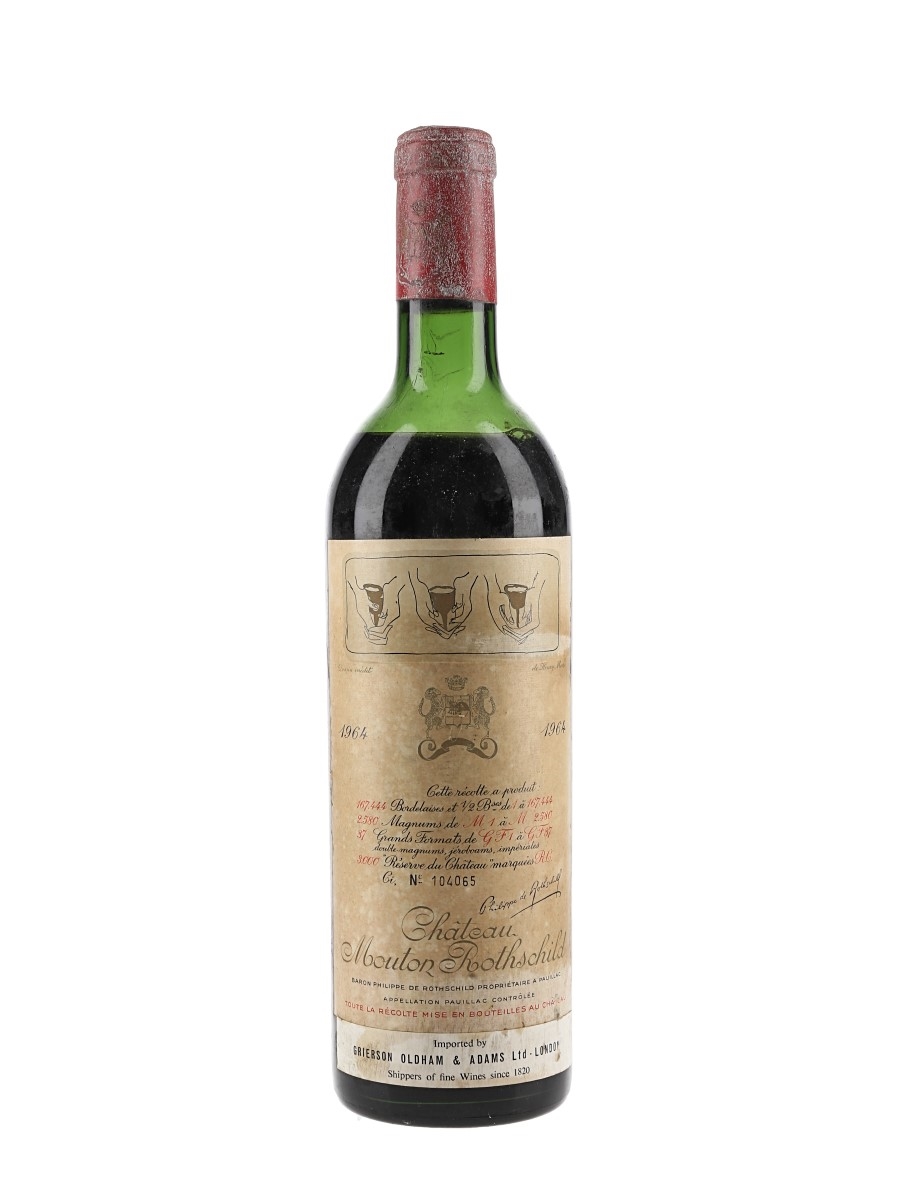 1964 Chateau Mouton Rothschild - Lot 187919 - Buy/Sell