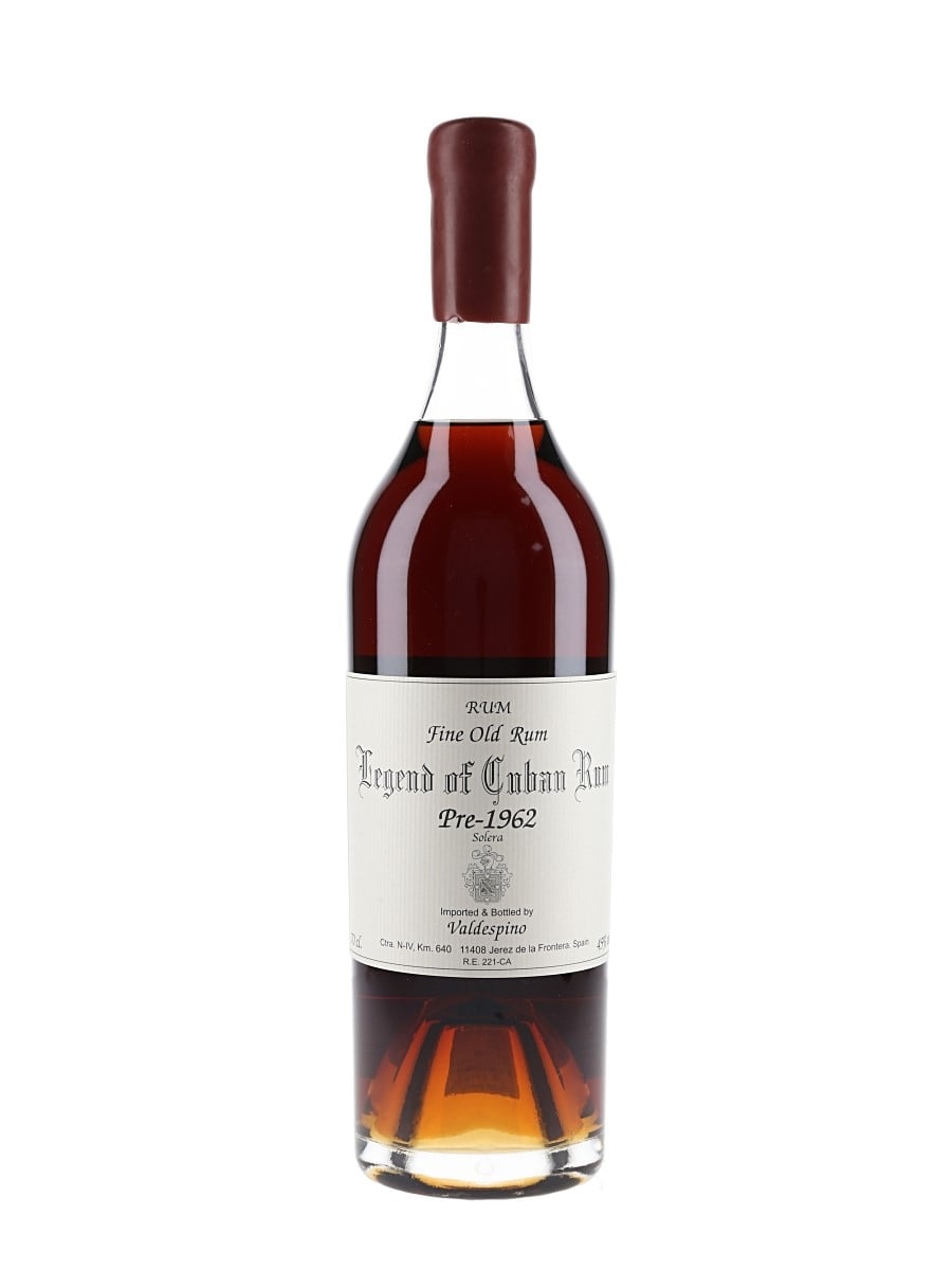 Valdespino Pre-1962 Legend Of Cuban Rum - Lot 186229 - Buy/Sell