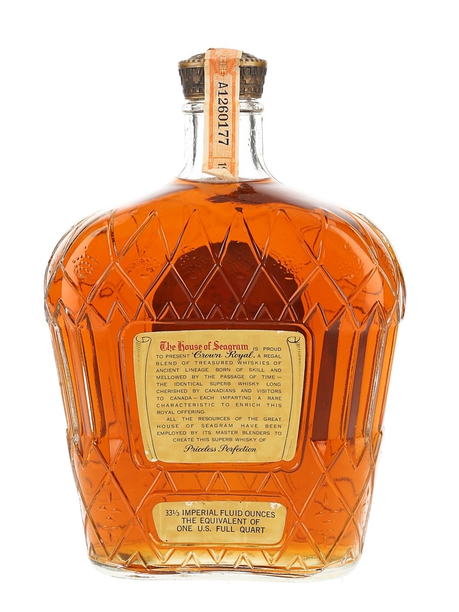 Seagram's Crown Royal Fine De Luxe 1963 - Lot 188853 - Buy