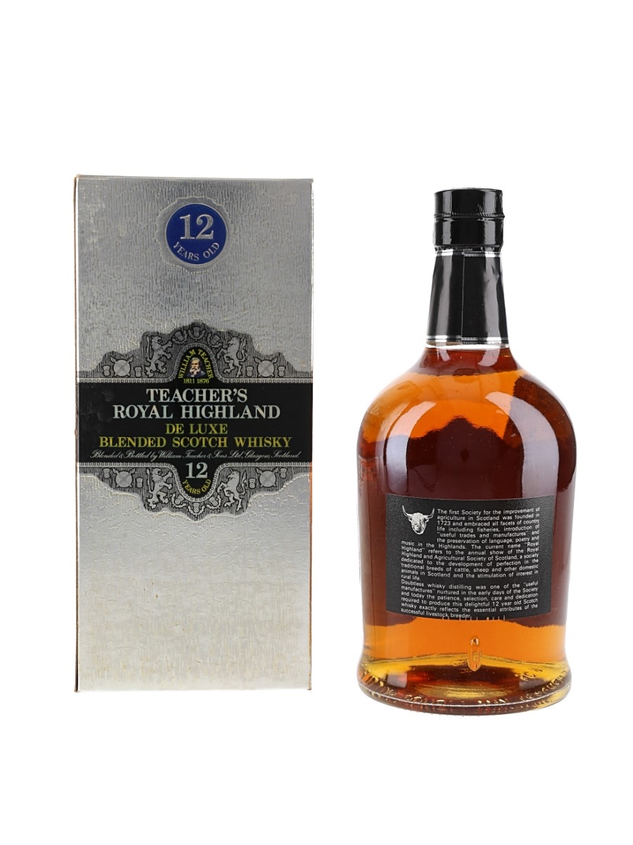 Teacher's 12 Year Old Royal Highland - Lot 189534 - Buy/Sell