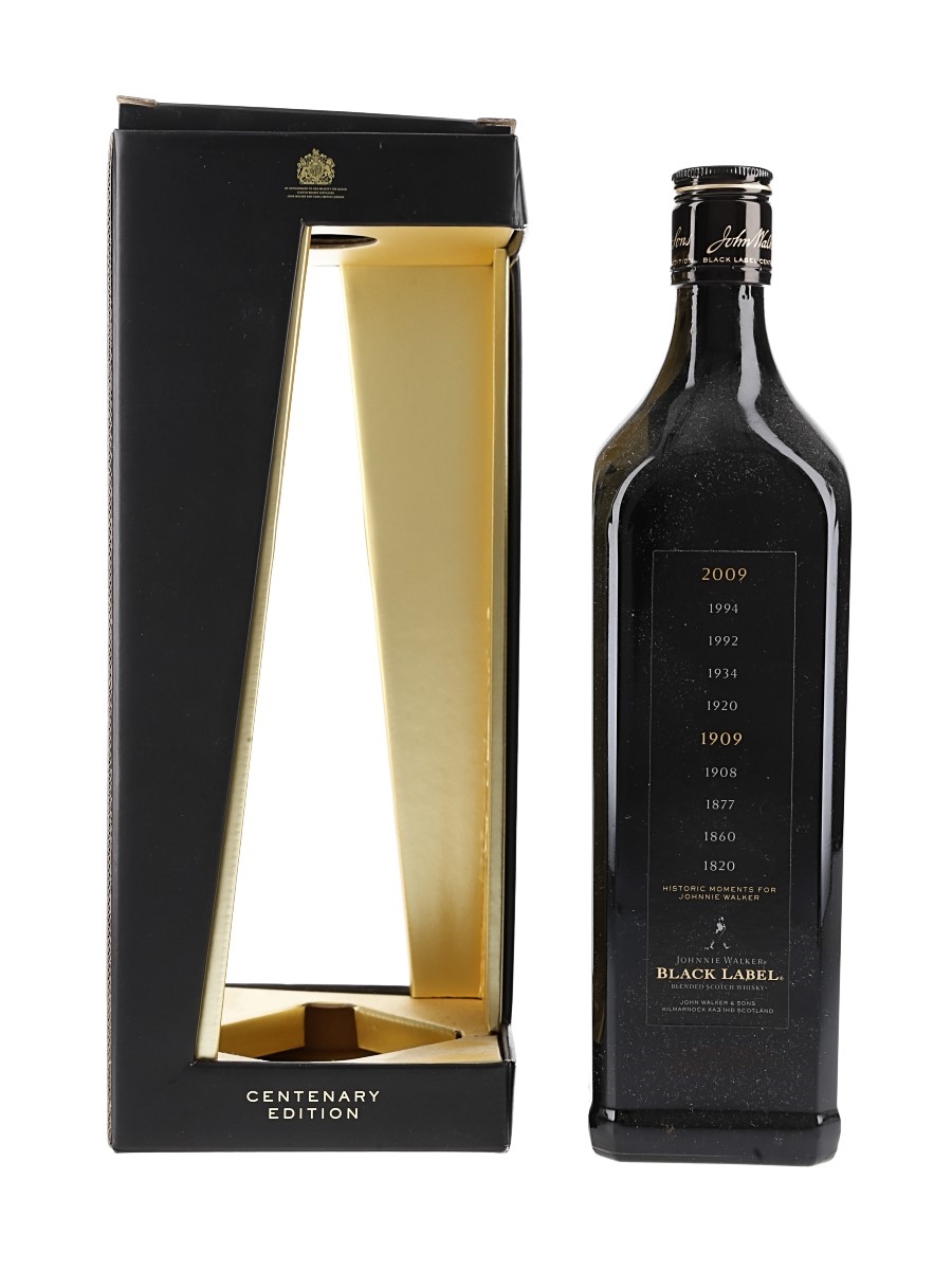 ★未開封品★ Johnnie Walker Black Label Johnnie Walker Black Label 1909-2009 Centenary Edition - Lot