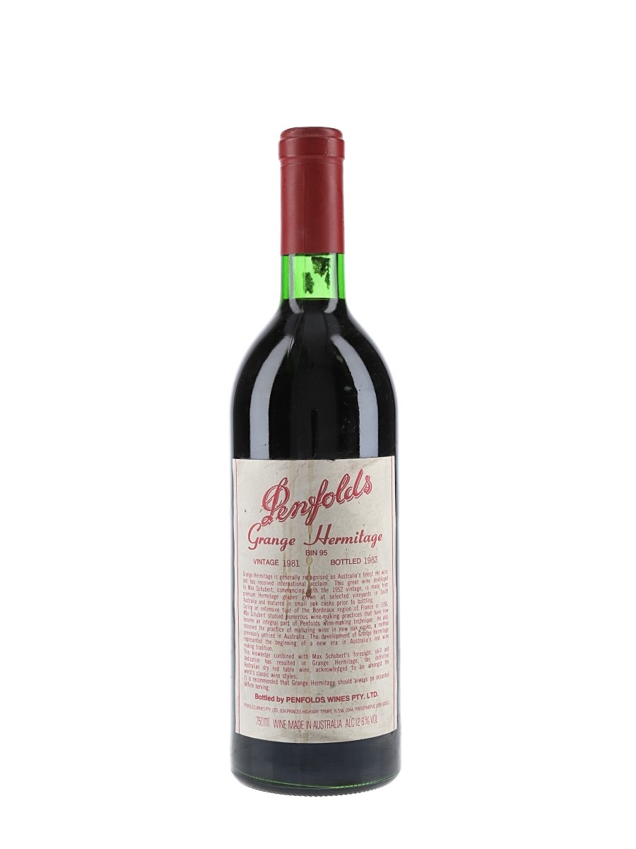 Penfolds Grange 1991 ビン95 1991 Penfolds 