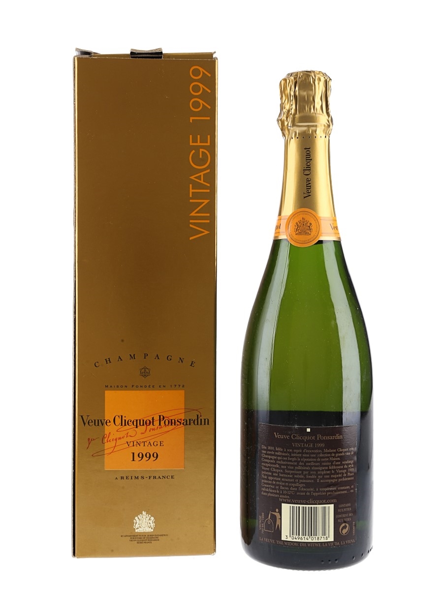 1999 Veuve Clicquot Champagne Brut Vintage - CellarTracker