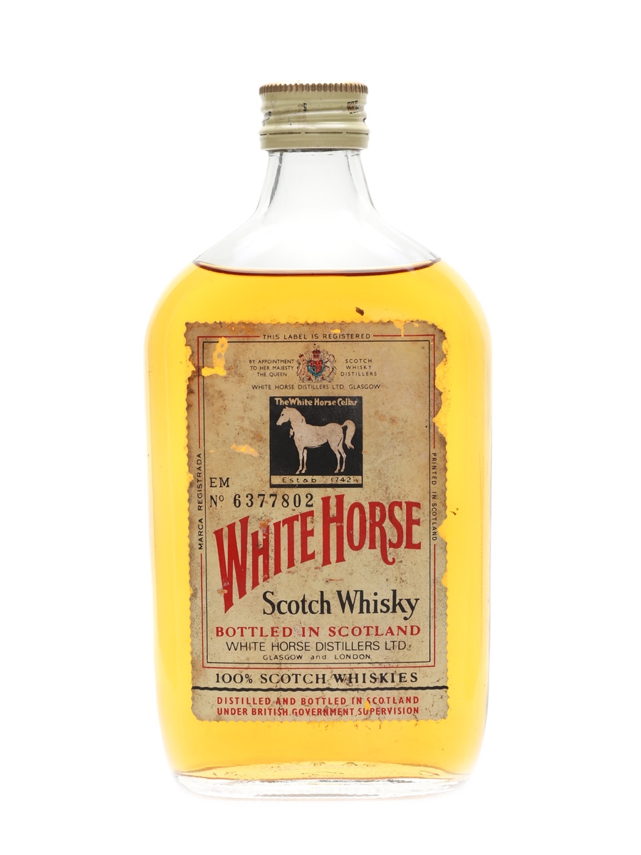 White Horse Half Bottle Bottled 1970s 37.5cl / 40%