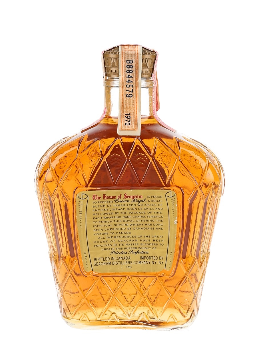 Crown Royal Fine De Luxe 1970 - Lot 193168 - Buy/Sell World