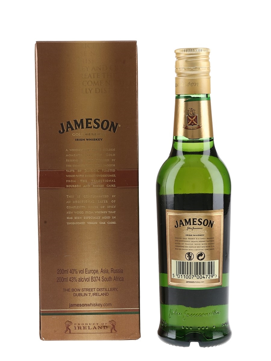 Jameson Gold Reserve - Lot 193628 - Buy/Sell Irish Whiskey