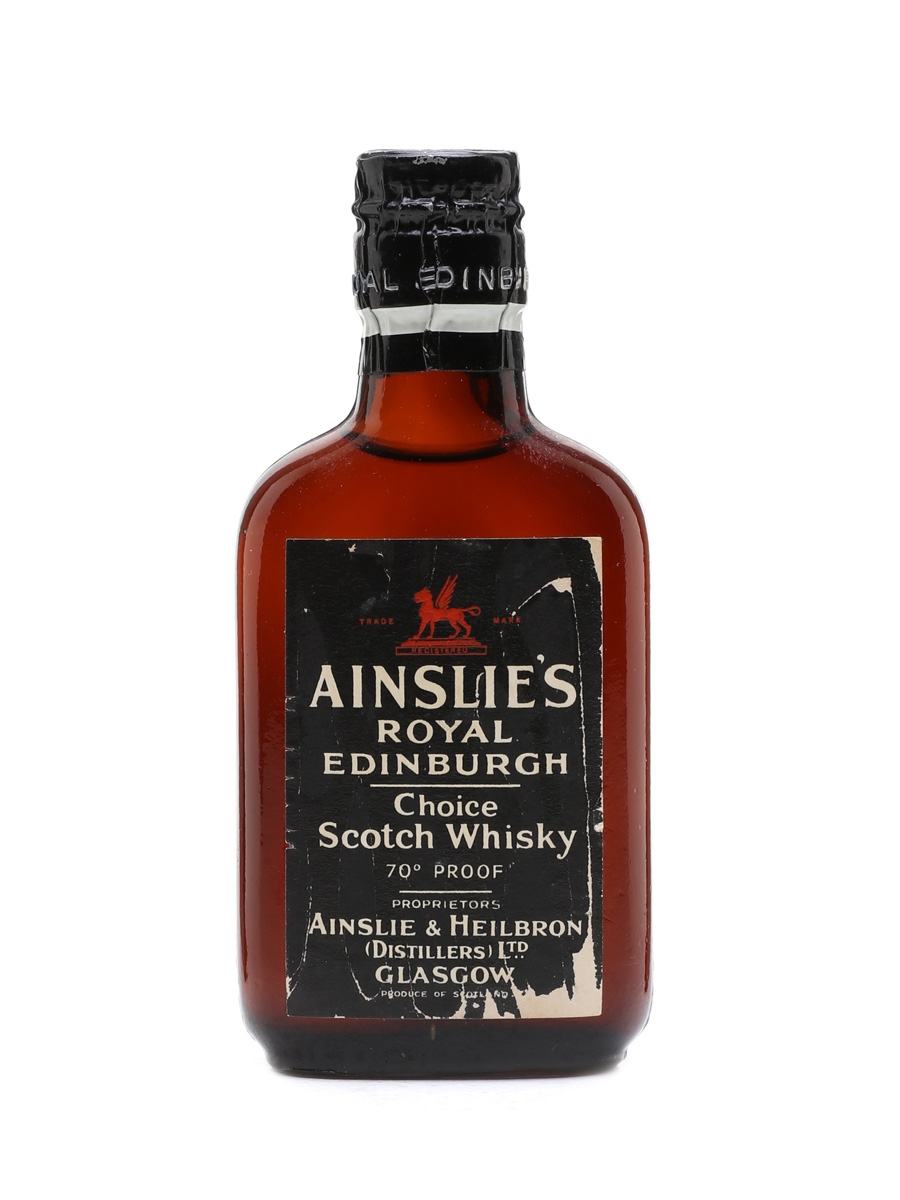 Ainslie's Royal Edinburgh Spring Cap Bottled 1950s 5cl / 40%