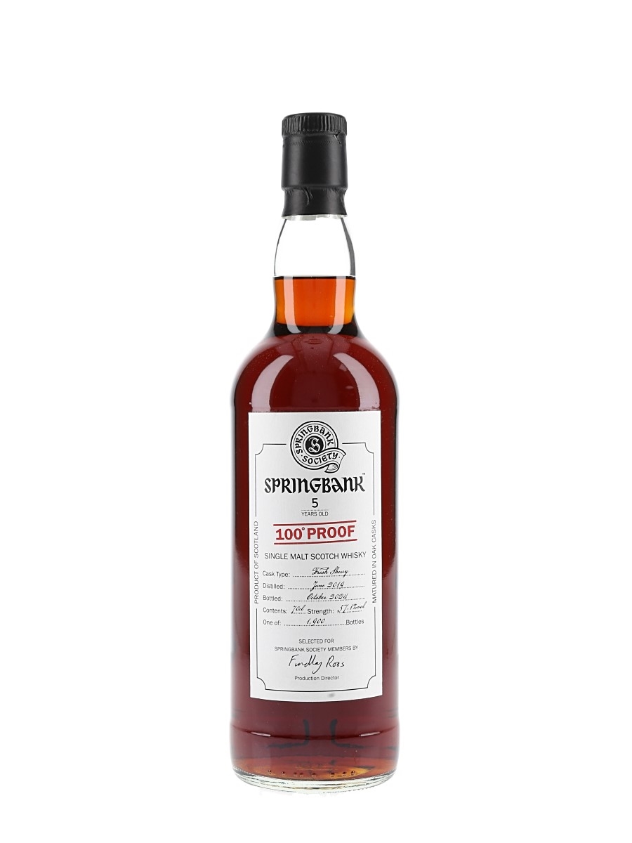 Springbank 2019 5 Year Old 100 Proof - Lot 196641 - Buy/Sell
