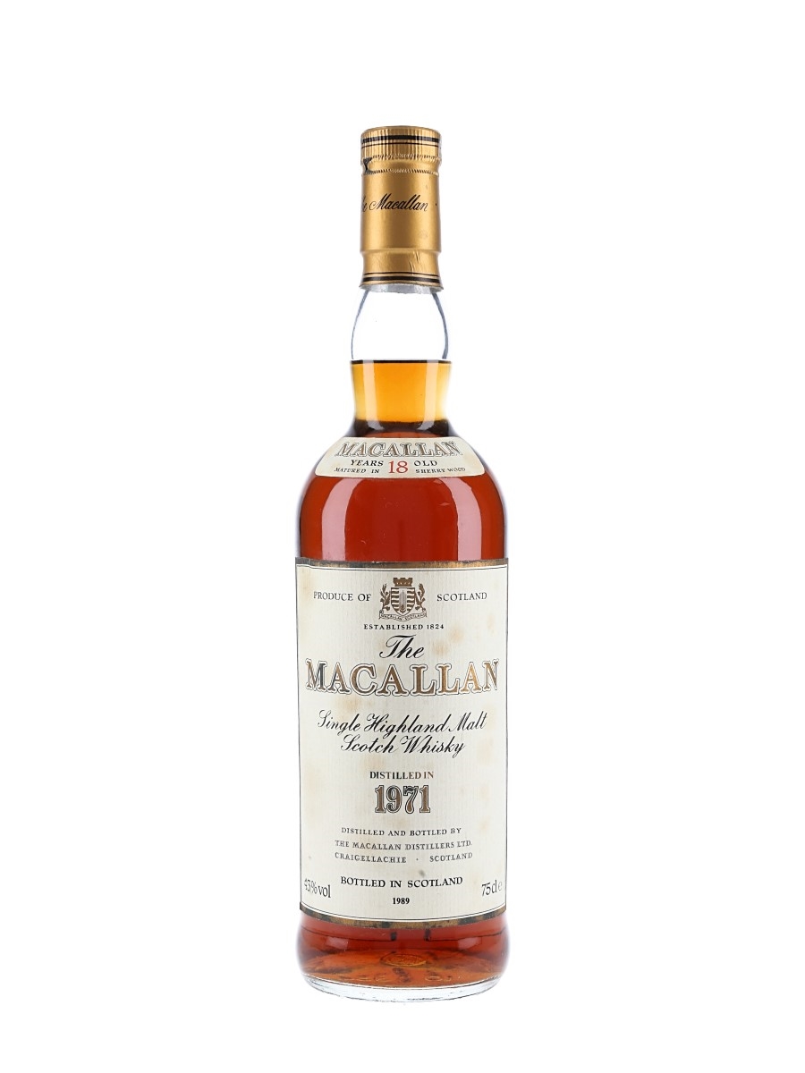 Macallan 1971 18 Year Old - Lot 196570 - Buy/Sell Macallan Whisky
