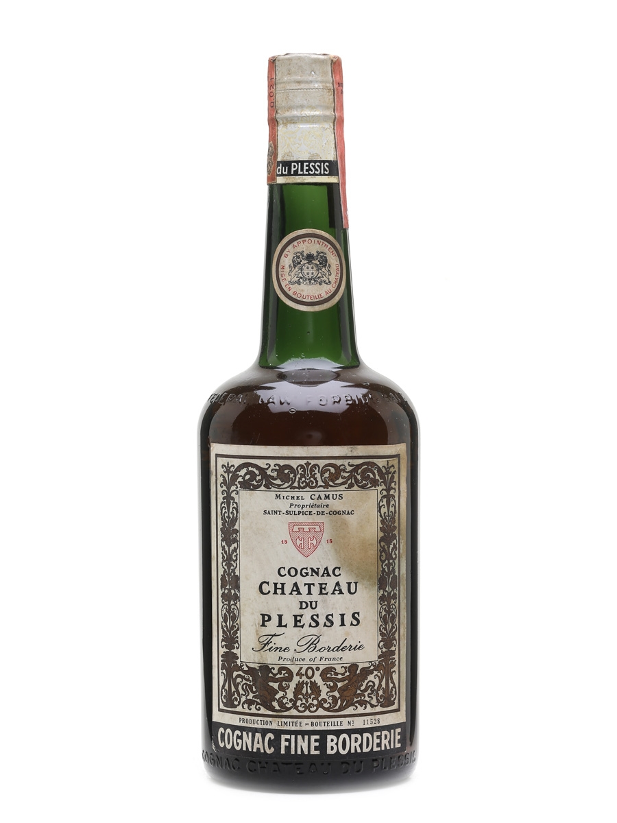 Camus Chateau Du Plessis Fine Borderie Cognac Bottled 1960s 75cl / 40%