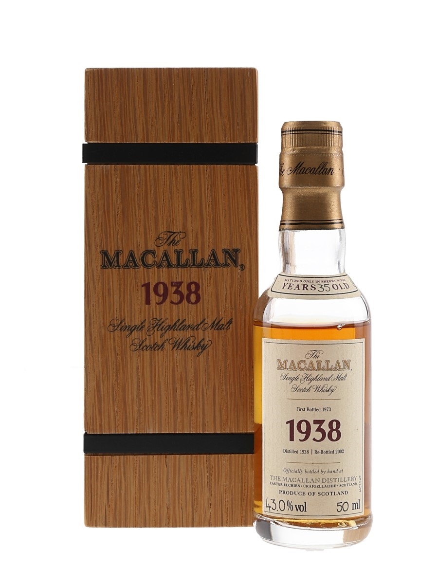 Macallan 1938 35 Year Old Fine & Rare Collection - Lot 200668