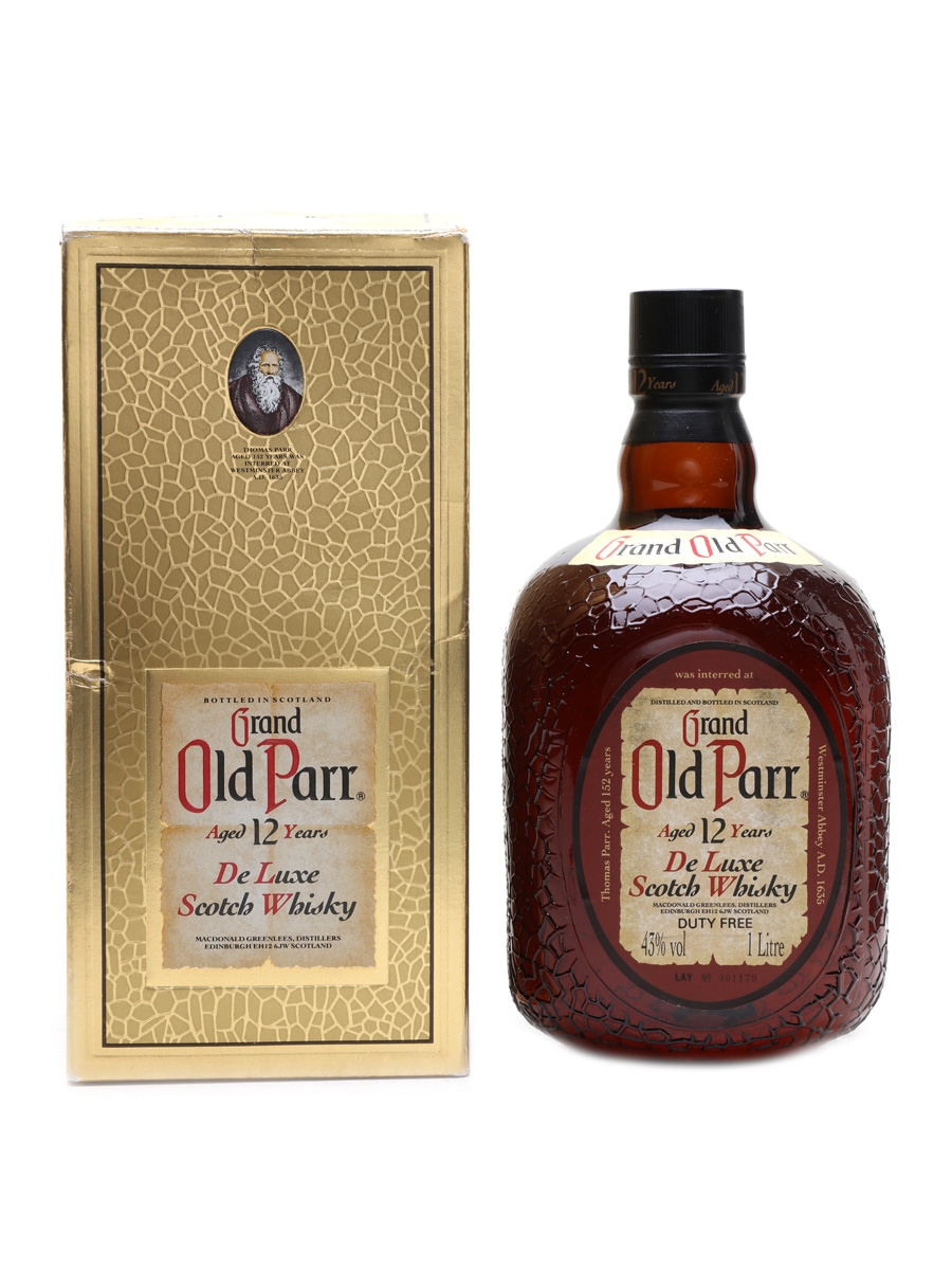 ウイスキー grand old parr de scotch whisky GrandOldParr18YearOldBlendedSc