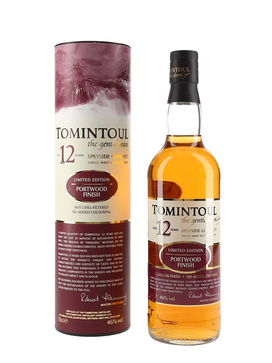Tomintoul 12 Year Old Portwood Cask Finish - Lot 198534 - Buy/Sell