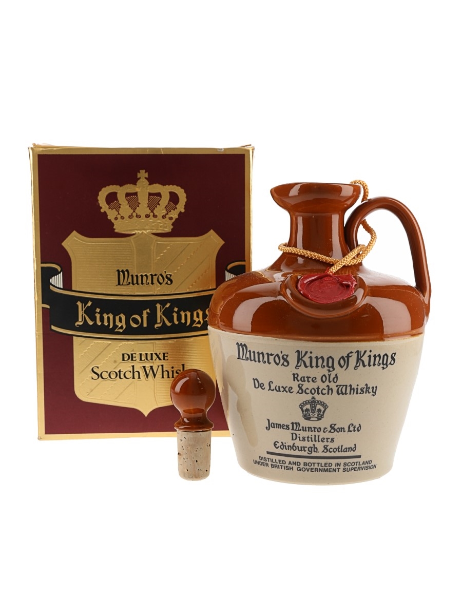 munro's king of kings　ウィスキー Munro's King of Kings スコッチウイスキー 陶器ボトル 箱付