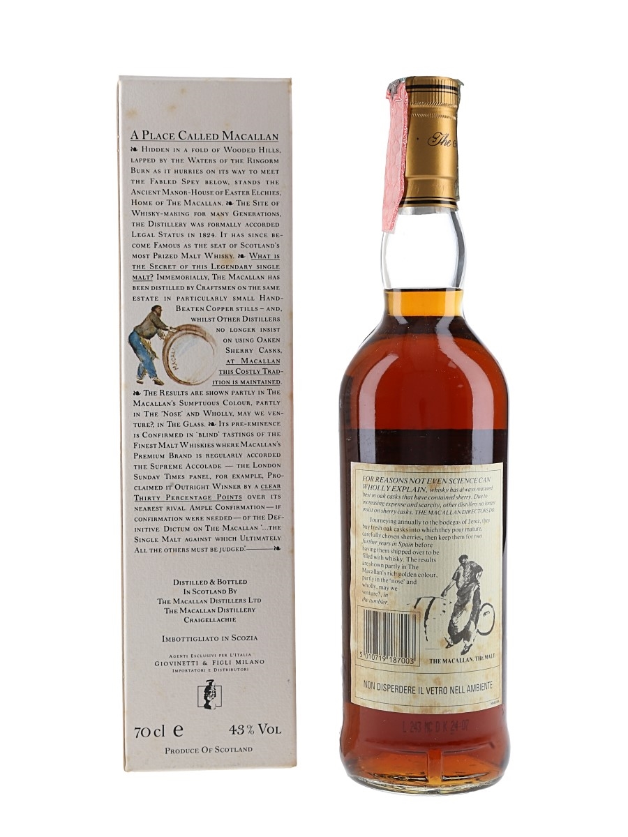 Macallan 1974 18 Year Old - Lot 198870 - Buy/Sell Macallan Whisky