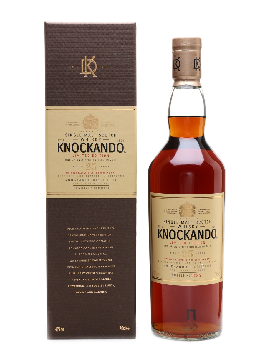 Knockando 25 Year Old Bottled 2011 70cl / 43%