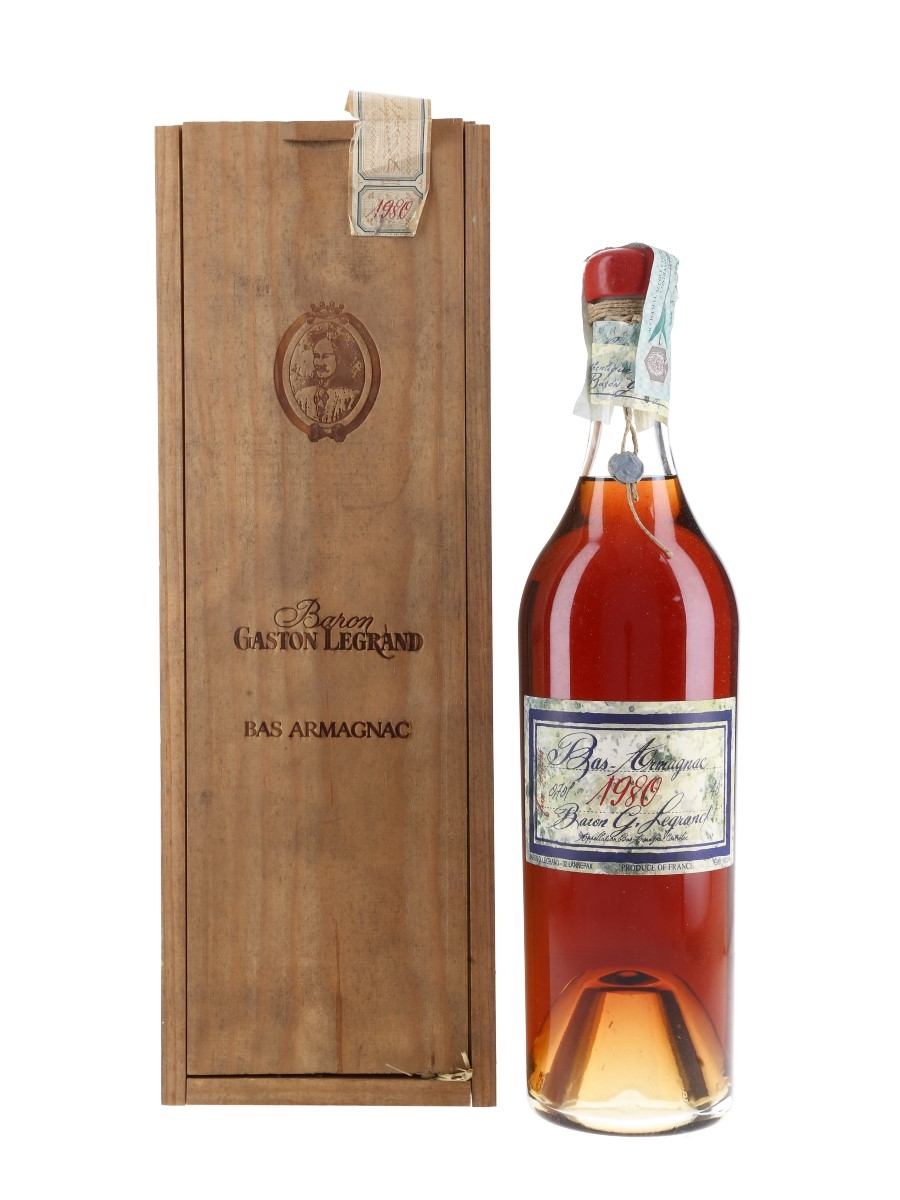 Baron Gaston Legrand 1980 - Lot 201561 - Buy/Sell Armagnac Online