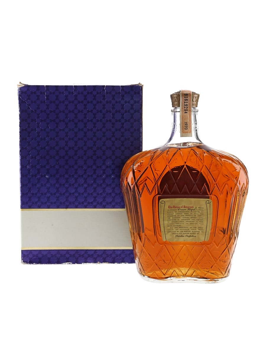 Seagram's Crown Royal Fine De Luxe 1970 - Lot 201883 - Buy/Sell