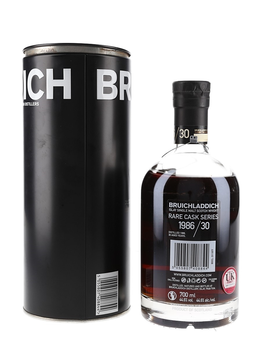 Bruichladdich 1986 30 Year Old The Magnificent Seven - Lot 201358