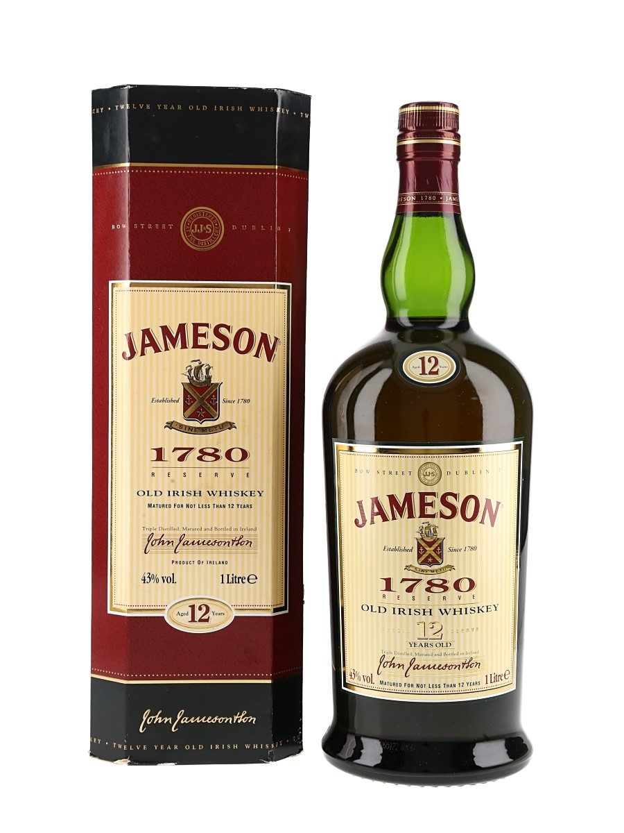 Jameson 1780 12 Year Old Irish Whiskey - Lot 200800 - Buy/Sell