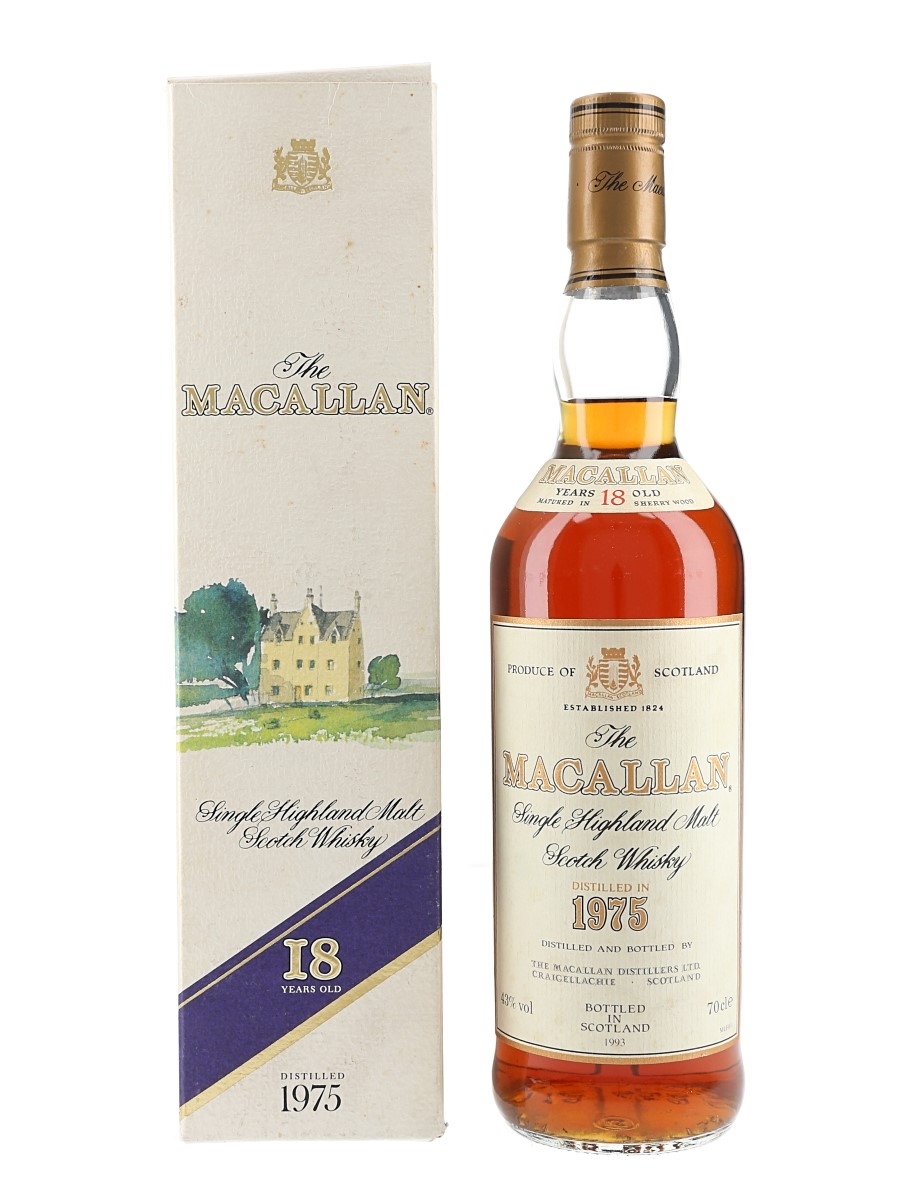 Macallan 1975 18 Year Old - Lot 202636 - Buy/Sell Macallan Whisky