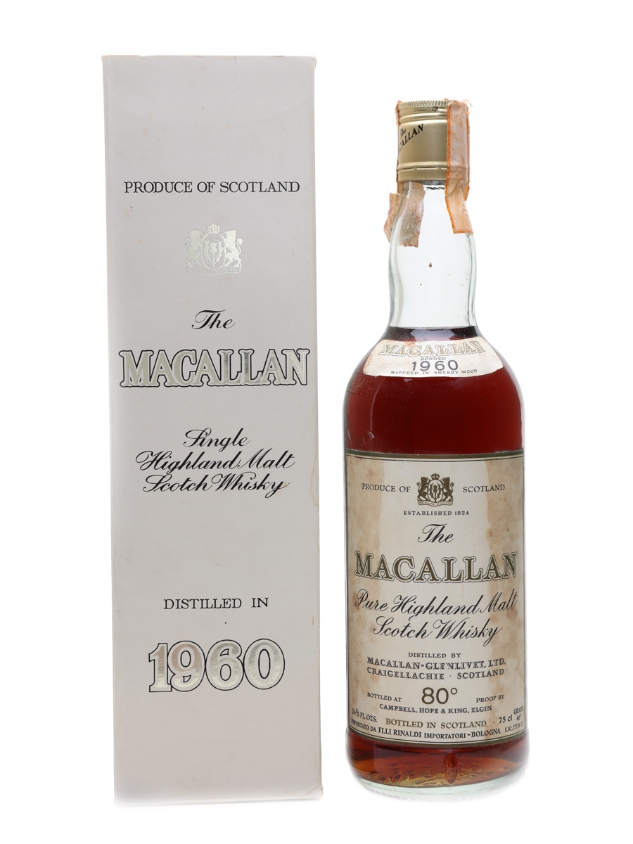 Macallan 1960 Campbell, Hope & King Bottled 1970s 75cl / 46%