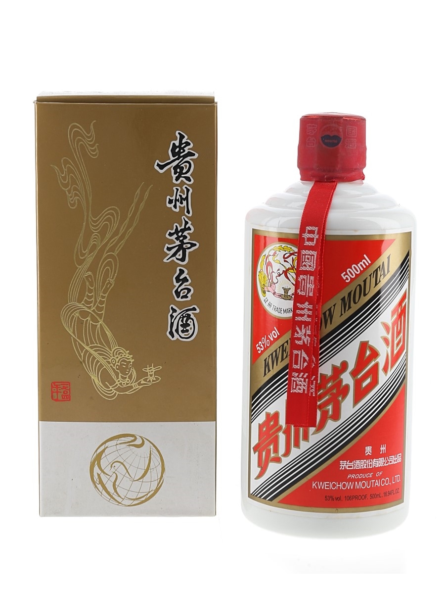 Kweichow Moutai 500ml 53% 2013年製 Buy Kweichow Moutai Baijiu 2013 500ml | Flask Wines