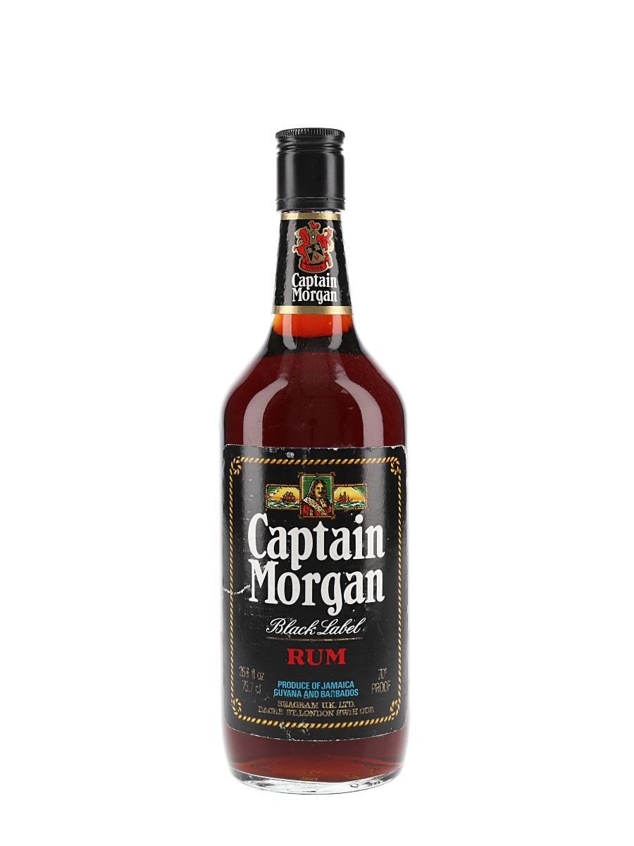 ウイスキー Captain Morgan Captain Morgan Black Label Rum - Lot 202857 - Buy/Sell Rum