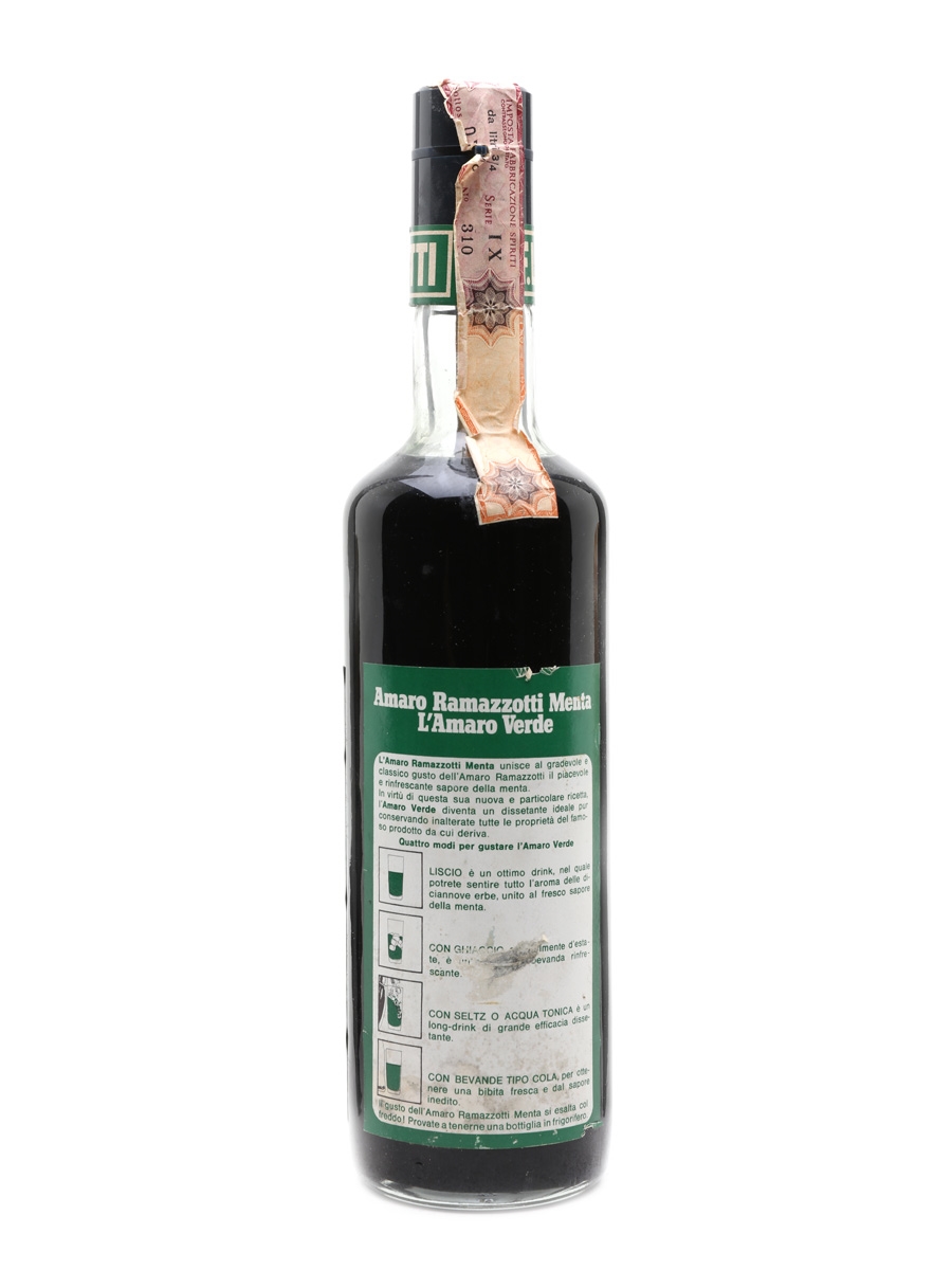 Ramazzotti Amaro Felsina Menta Lot Buy Sell Spirits Online