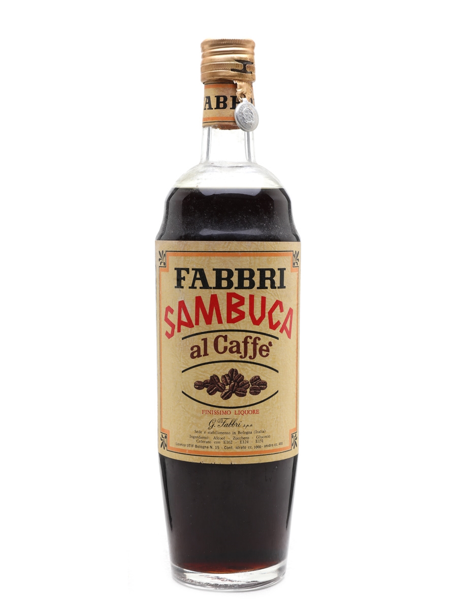 Fabbri Sambuca Al Caffe Bottled 1950s 100cl