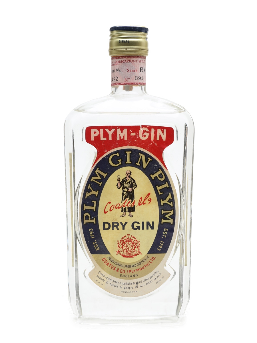Coates & Co. Plym - Gin Bottled 1960s - Stock 75cl / 46%