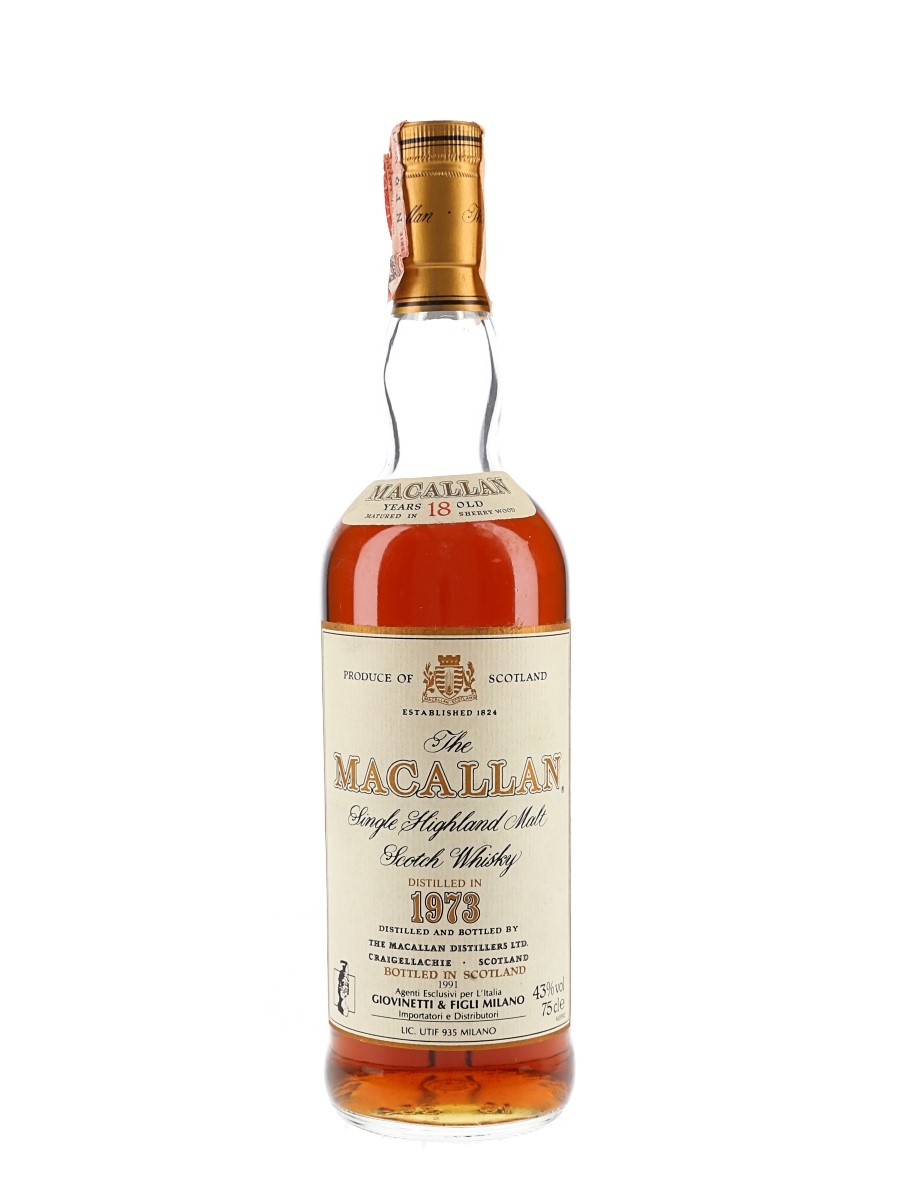 Macallan 1973 18 Year Old - Lot 208148 - Buy/Sell Macallan Whisky