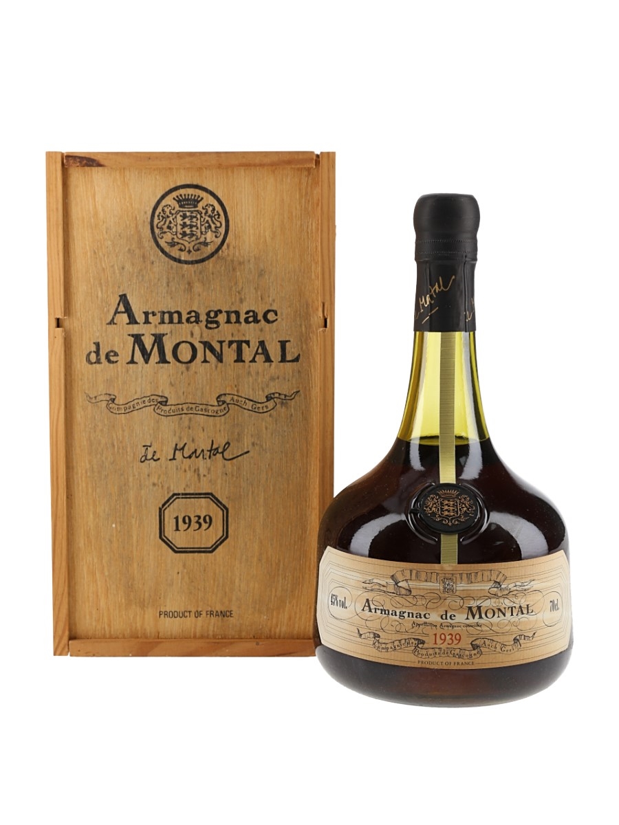 De Montal Armagnac 1939 - Lot 209170 - Buy/Sell Armagnac Online