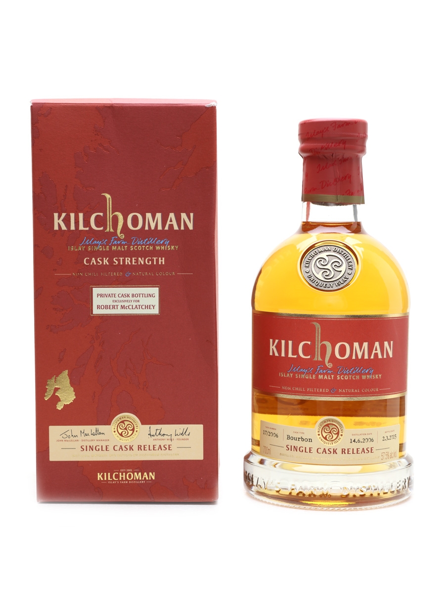 Kilchoman 2006 8 Year Old - Private Cask Bottling 70cl / 57.5%