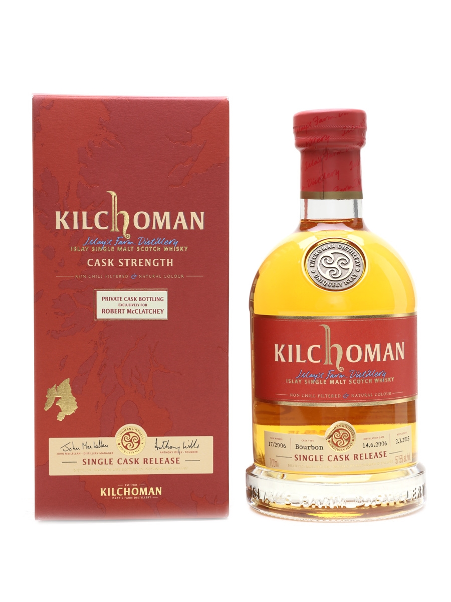 Kilchoman 2006 8 Year Old - Private Cask Bottling 70cl / 57.5%