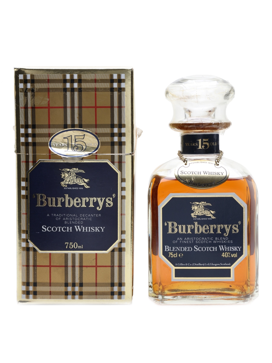 Burberrys 15 Year Old Bottled 1980s 75cl / 40%