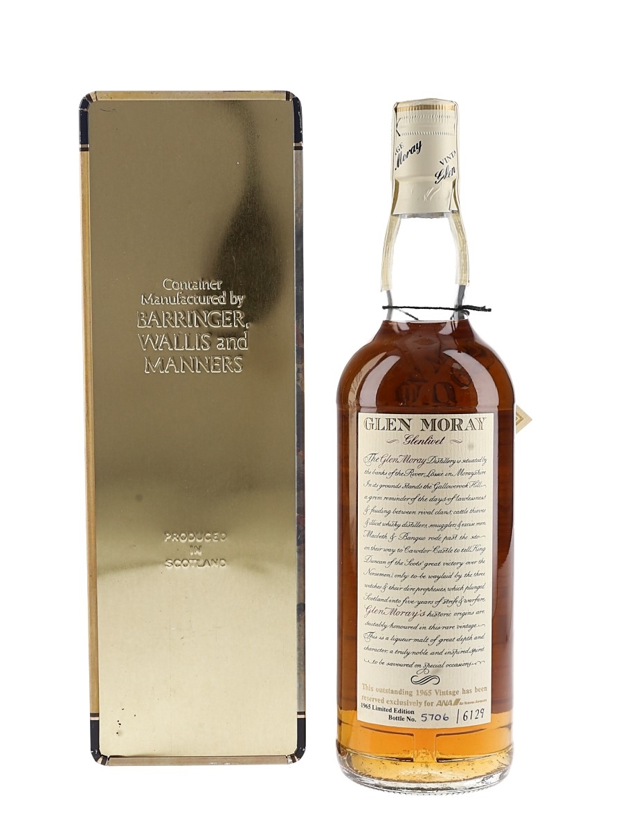 Glen Moray 1965 25 Year Old - Lot 211426 - Buy/Sell Speyside