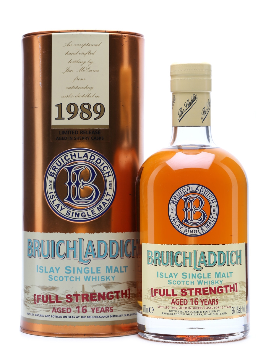 Bruichladdich 1989 Full Strength 16 Years Old 70cl