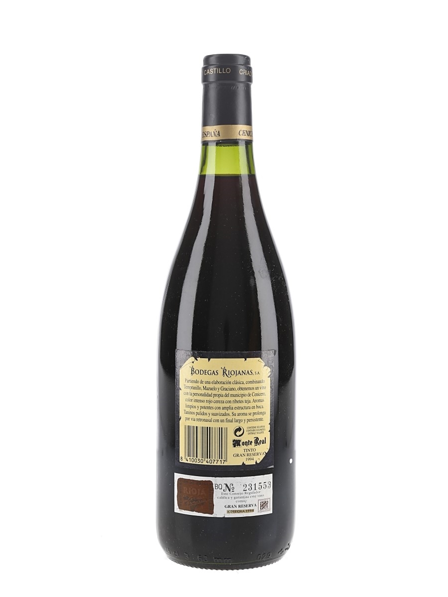 1994 Monte Real Gran Reserva Rioja - Lot 212879 - Buy/Sell Spanish