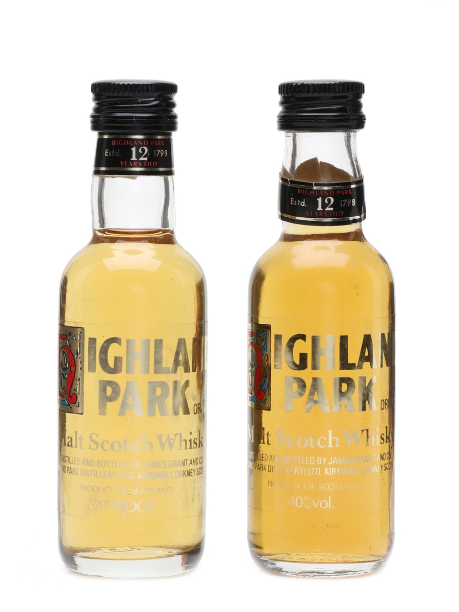 Highland Park 12 Year Old  2 x 5cl / 40%