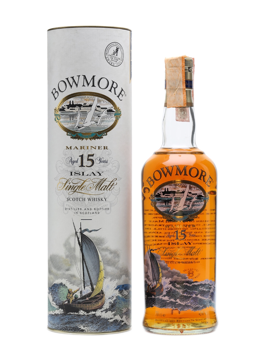Bowmore 15 Years Old Mariner Screen Printed Label 70cl