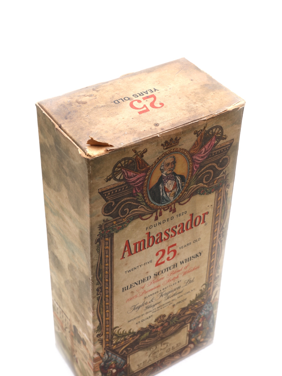 Ambassador Twenty Five blended scotch wiskey aged 25years