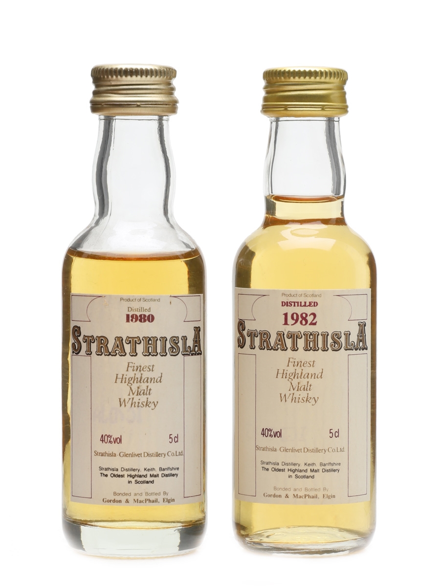 Strathisla 1980 & 1982  2 x 5cl