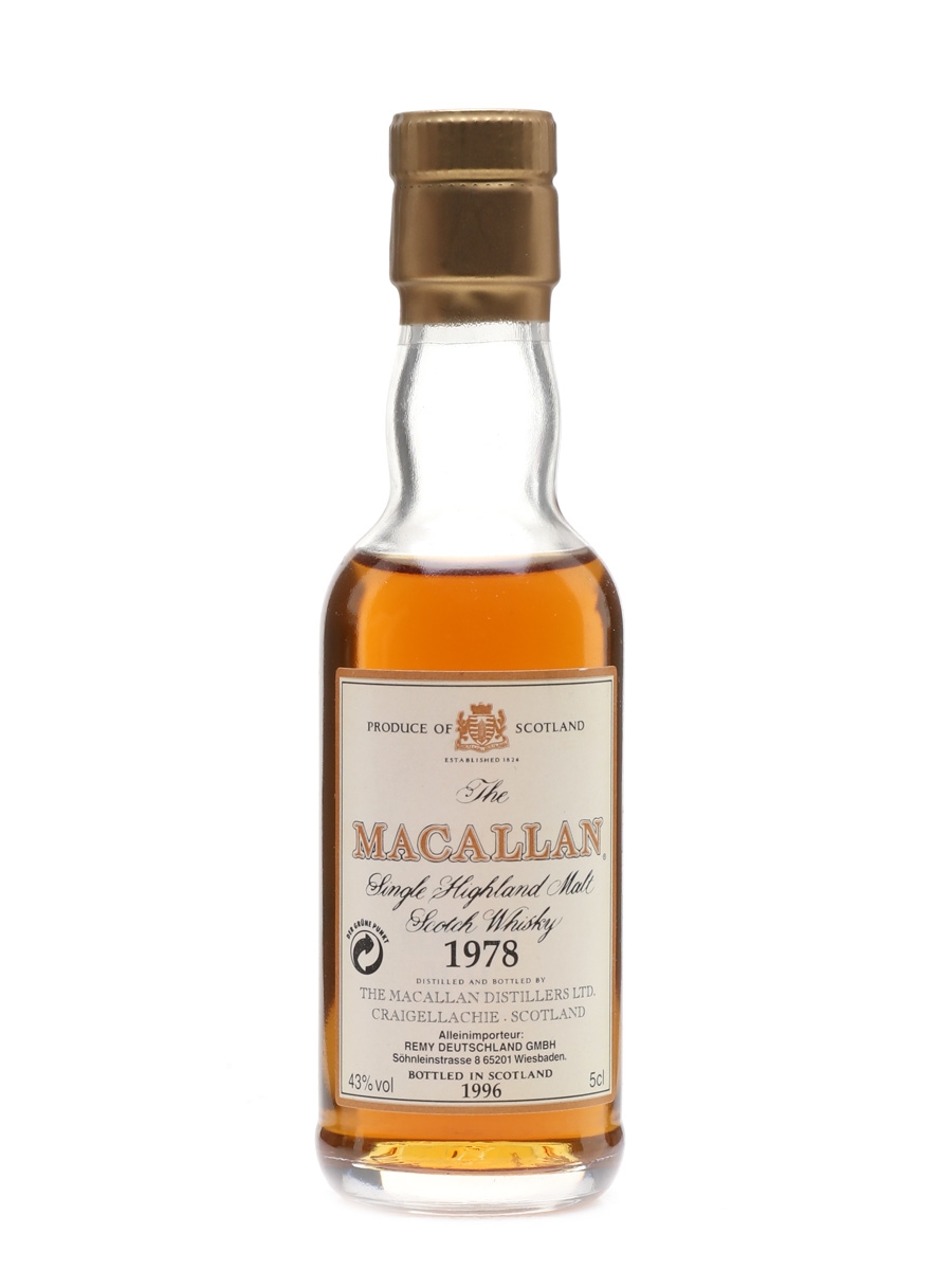 Macallan 1978 Bottled 1996 5cl / 43%